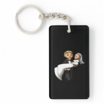 Carry The Bride Keychains
