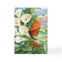 Carrying Calla Lilies cards