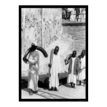 Carrying Ivory Tusks in Kenya 1902 posters