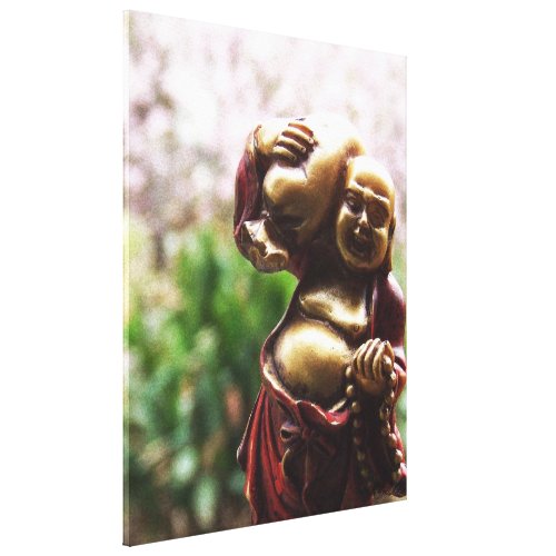 Carrying the Load Buddha Canvas wrappedcanvas