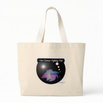 Carrying Tote with I love Siamese Fighting Fish bags