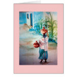 Carrying Water Greeting Cards