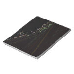 Cars And Black Sky Notepad