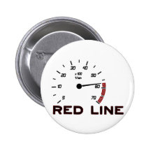 Cars and Driving - Red Line with Tachometer Buttons