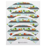 Cars and Trucks Cupcake Wrappers Custom Letterhead