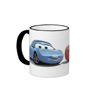 Cars Lighting McQueen and Sally Disney mugs
