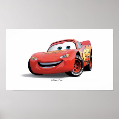 Cars' Lightning McQueen Disney posters