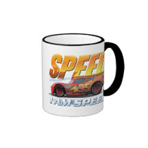 Cars' Lightning McQueen "I Am Speed" Disney Coffee Mugs
