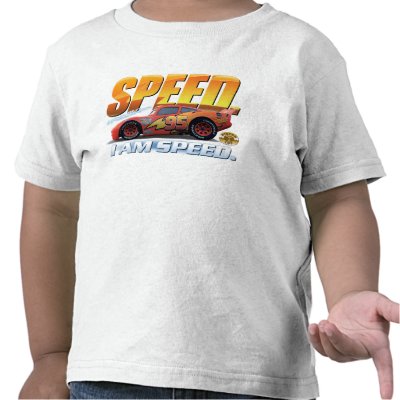 Cars' Lightning McQueen "I Am Speed" Disney t-shirts