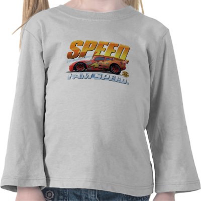 Cars' Lightning McQueen "I Am Speed" Disney t-shirts