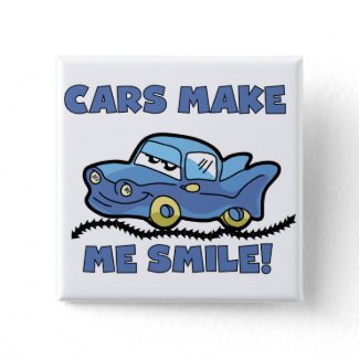 CARS MAKE ME SMILE button