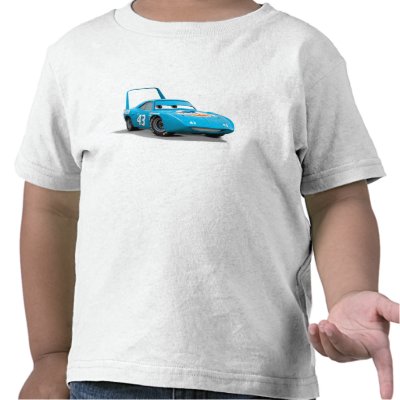 Cars Strip "The King" Weathers Dinoco race car t-shirts