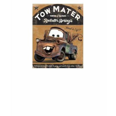 Cars' Tow Mater Disney t-shirts