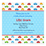 Cars Trucks Boys  Baby Shower Invitations