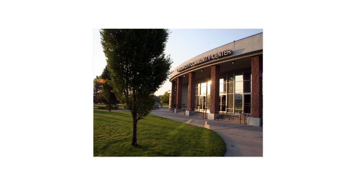 Carson City Community Center Postcard Zazzle