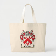Carson Family Crest Canvas Bag