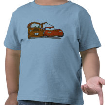 Cars's Lightning McQueen and Mater Disney Shirts