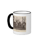 Cart pulled by two oxen at Mandalay, Burma mugs