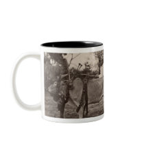 Cart pulled by two oxen at Mandalay, Burma Mugs