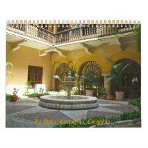 Cartagena, Colombia, South America Calendar