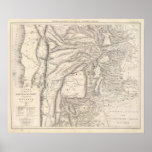 Carte, provinces of Salta in Jujuy posters