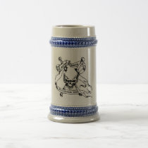 Cartel bones beer stein mugs