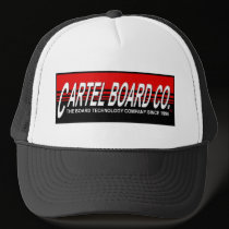 Cartel flow design trucker hat.