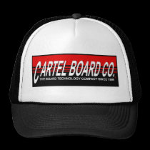 Cartel flow design trucker hat. hats