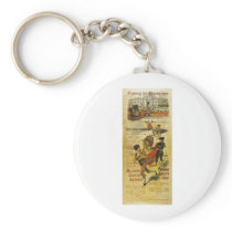 Cartel Toros Barcelona - Bullfighting Matador Keychain