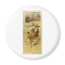 Cartel Toros Barcelona - Bullfighting Matador Fridge Magnet