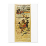 Cartel Toros Barcelona - Bullfighting Matador Postcard