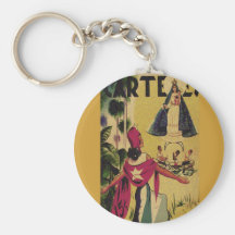 CARTELES VINTAGE MAGAZINE KEY CHAINS