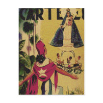 CARTELES VINTAGE MAGAZINE POSTCARD