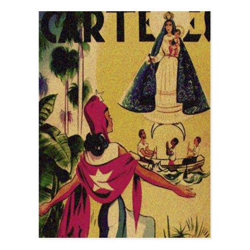 CARTELES VINTAGE MAGAZINE POSTCARD