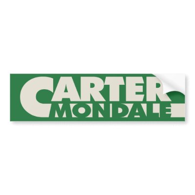 Carter 1976 Bumper Sticker