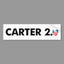 Carter 2.0 bumper stickers
