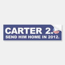 Carter 2.0 bumper stickers