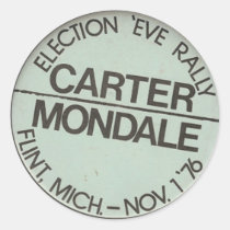 Carter Mondale Flint Michigan stickers