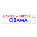 CARTER + NIXON =, OBAMA bumper stickers by kspapi CARTER + NIXON =, OBAMA bumper stickers