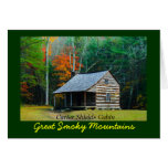 Carter Shields Cabin in Cades Cove Greeting Cards