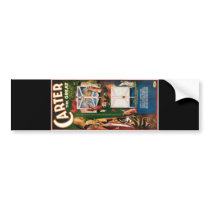 Carter The Great ~ Weird Wizard Vintage Magic Act Bumper Sticker