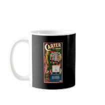 Carter The Great ~ Weird Wizard Vintage Magic Act Coffee Mugs