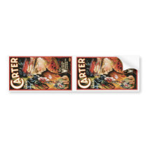 Carter The Great ~ Wizard Vintage Magic Act Bumper Stickers