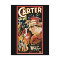 Carter The Great ~ Wizard Vintage Magic Act Post Cards