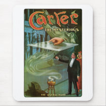 Carter The Mysterious ~  Vintage Magic Act Mousepads