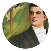 Carter The Mysterious ~  Vintage Magic Act Sticker