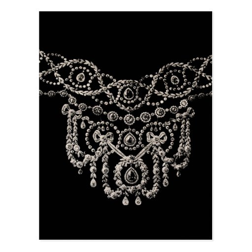 Cartier Jewelry Necklace ~ Postcard / Invitation