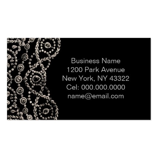 Cartierr Jewelry ~ Business Card (back side)