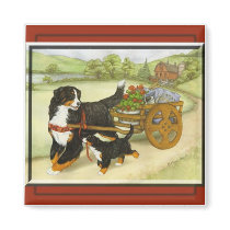 carting fridge magnet