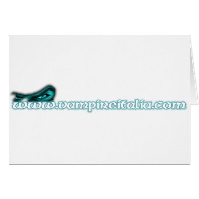 Cartolina auguri VampireItalia.com Card by vampireitalia